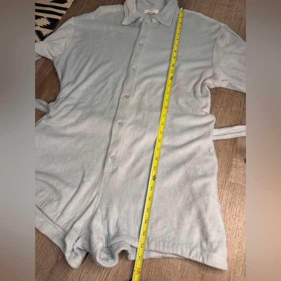 MIKOH Santos Romper Seabreeze Light Blue Terry Cloth - Picture 9 of 13